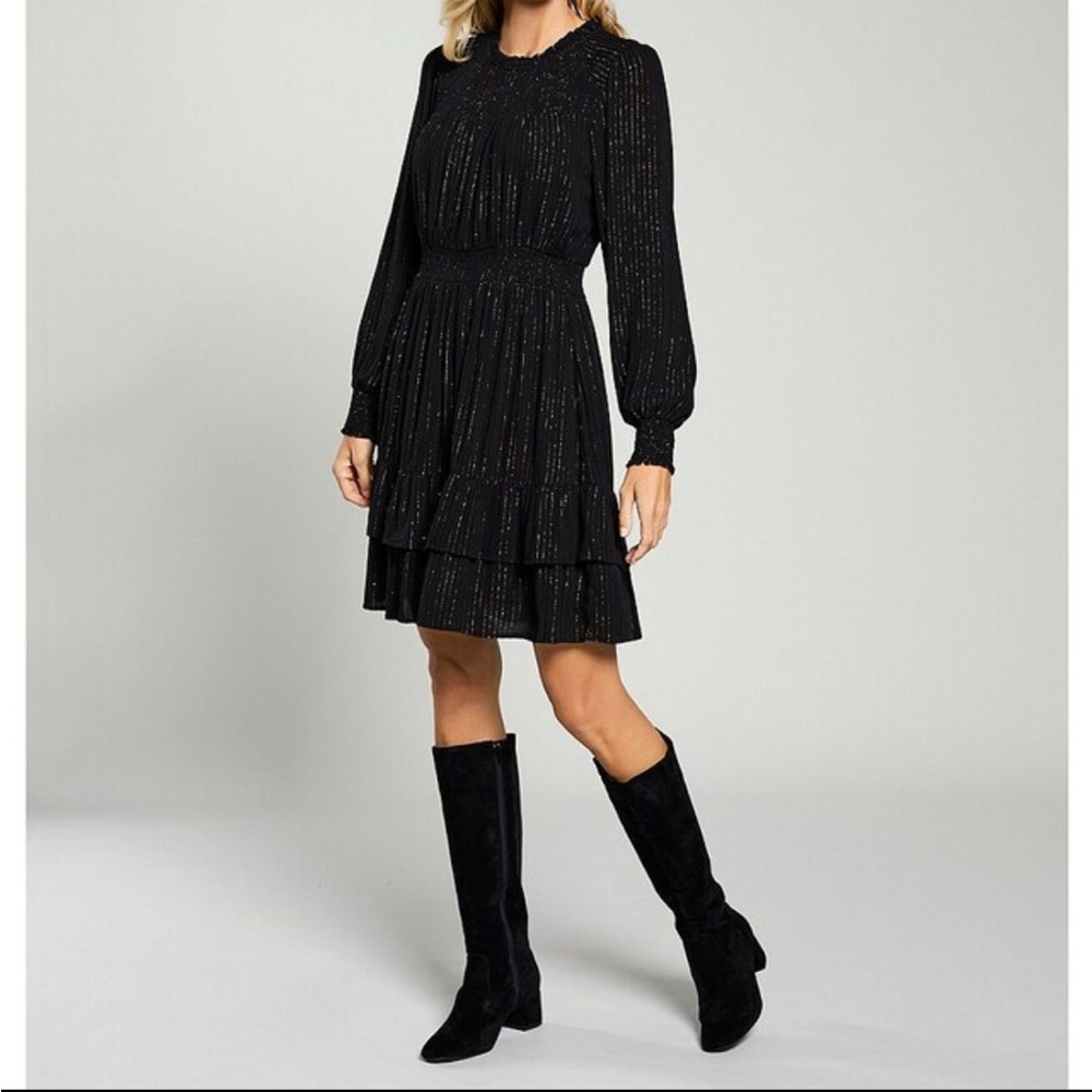 Alex Marie Black Heeled Boots